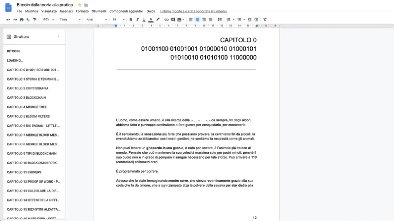 Durante la scrittura delLibro Bitcoin dalla teoria alla pratica